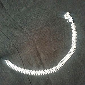 Silver anklet